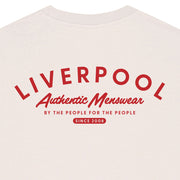Love Follow Conquer T-Shirts Liverpool Menswear ecru t-shirt
