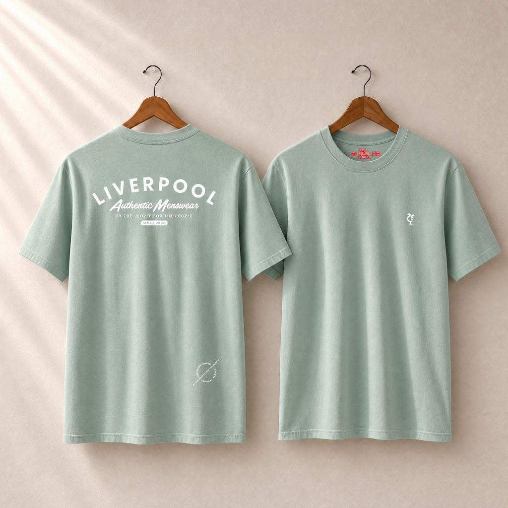 Love Follow Conquer T-Shirts Liverpool Menswear green t-shirt