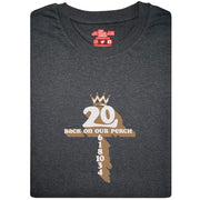 Love Follow Conquer T-Shirts Liverpool Back On Our Perch charcoal t-shirt