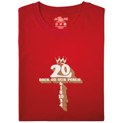 Love Follow Conquer T-Shirts Liverpool Back On Our Perch red t-shirt