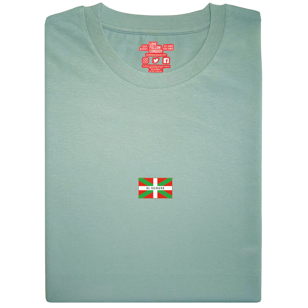 Love Follow Conquer T-Shirts Basque El Scouse green t-shirt