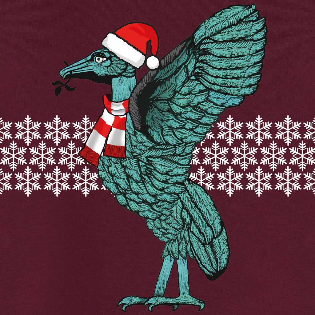 Love Follow Conquer Sweatshirts Liverpool Christmas jumper Burgundy