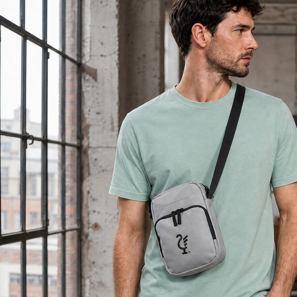 Love Follow Conquer Accessories ONE SIZE Liverpool Cross Body Bag Grey/Black