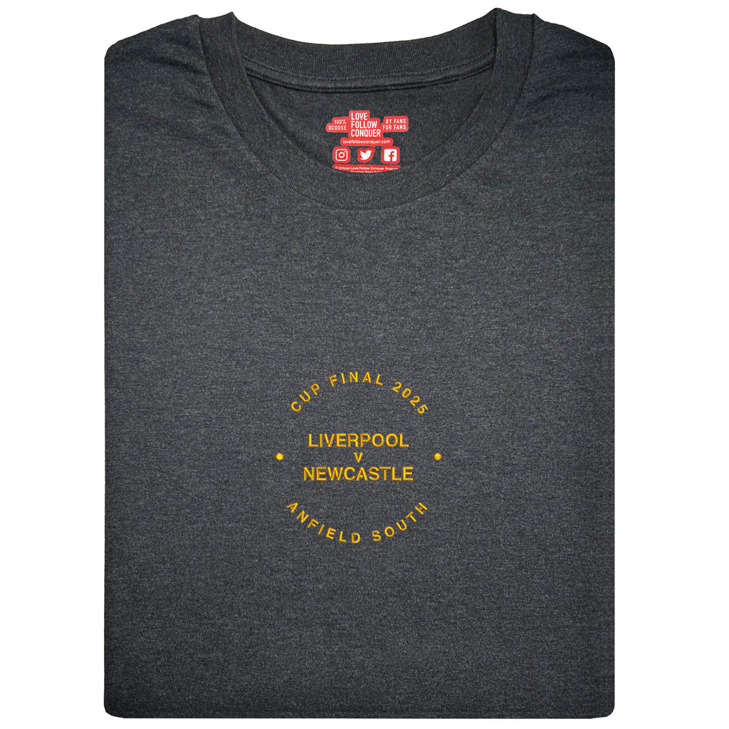 Liverpool Cup Final charcoal t-shirt