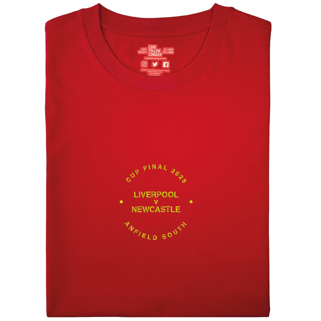 Liverpool Cup Final red t-shirt