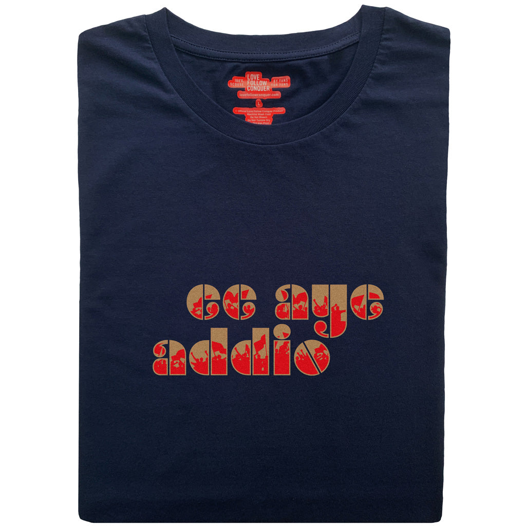 OUTLET STORE Liverpool Ee Aye Addio navy t-shirt