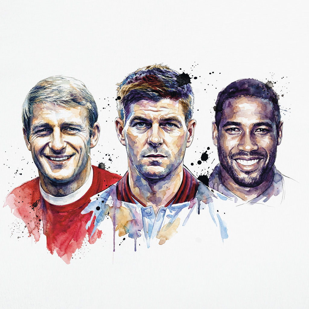 Love Follow Conquer T-Shirts World Cup Gerrard, Barnes, Hunt white t-shirt