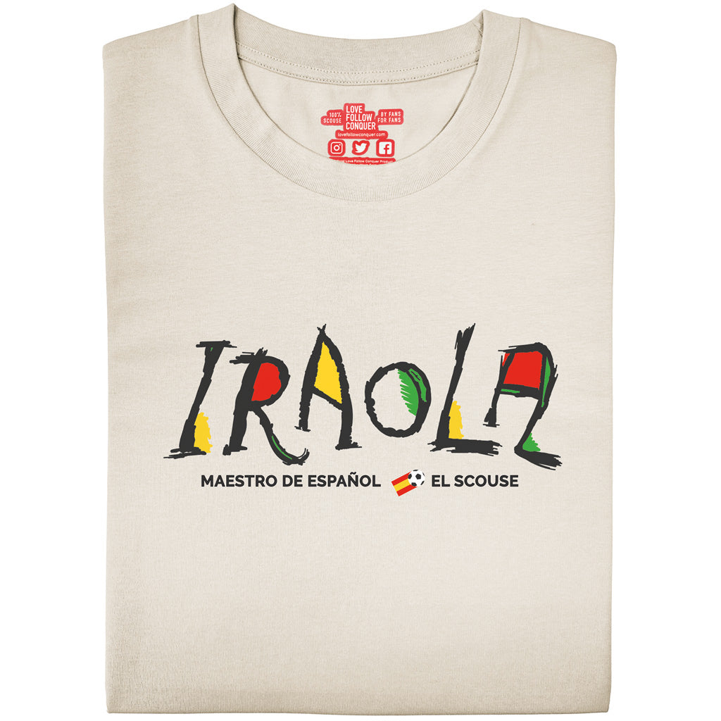 Love Follow Conquer T-Shirts Iraola inspired ecru t-shirt