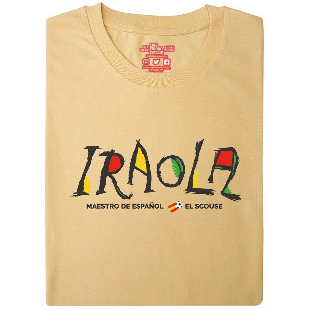 Love Follow Conquer T-Shirts Iraola inspired yellow t-shirt