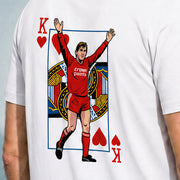 Love Follow Conquer T-Shirts Liverpool King Kenny white t-shirt