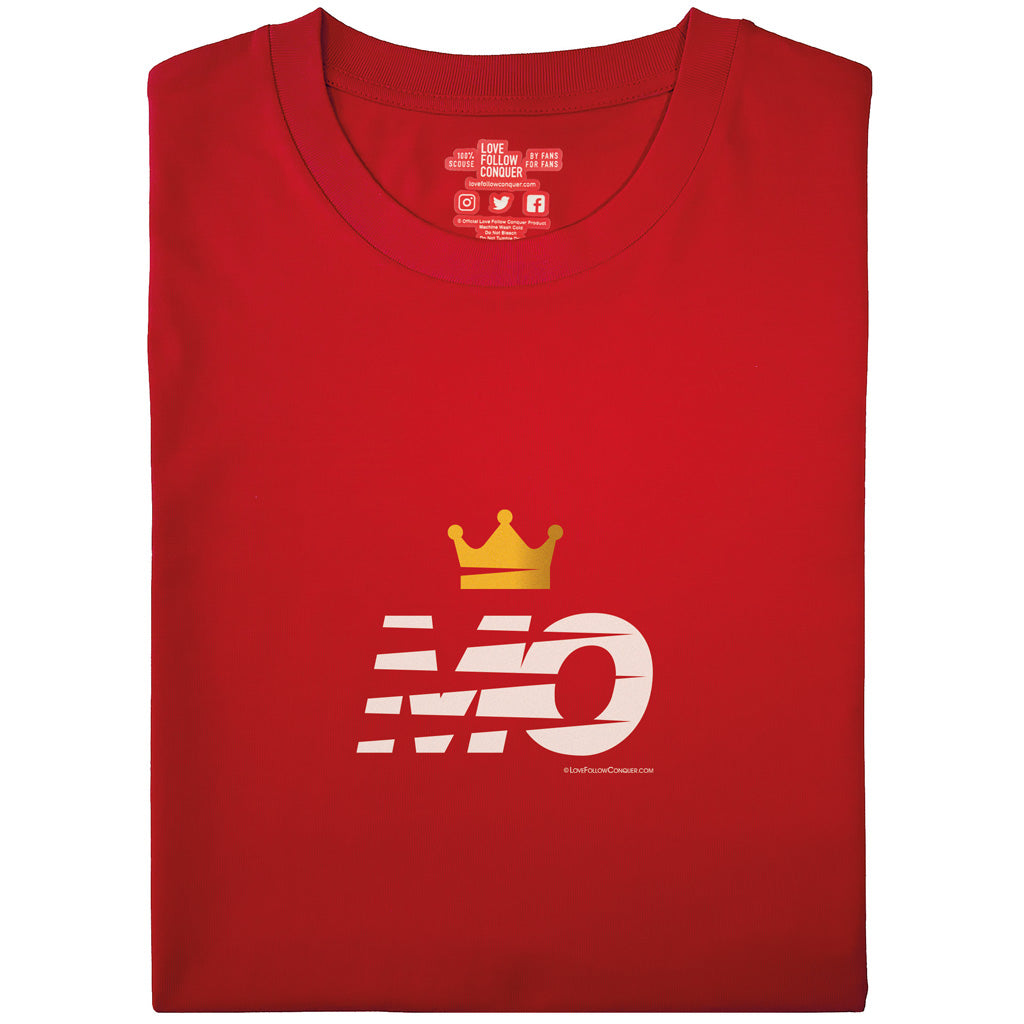 Love Follow Conquer T-Shirts Liverpool King Mo red t-shirt