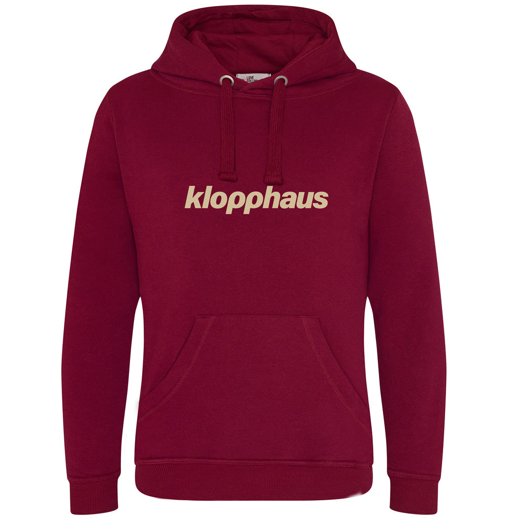 Liverpool Klopphaus inspired burgundy hoodie