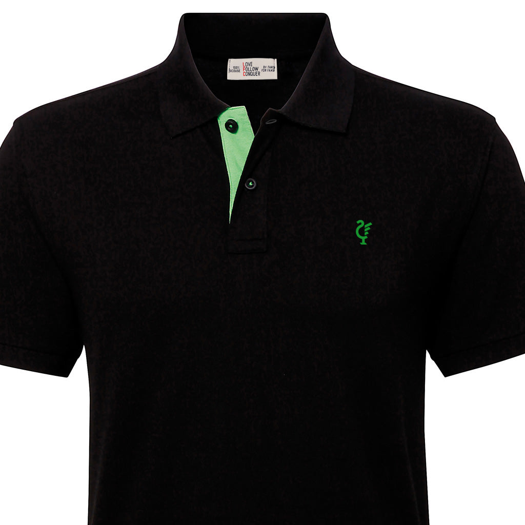 Love Follow Conquer Polos Liverpool L4 Polo Black/Green