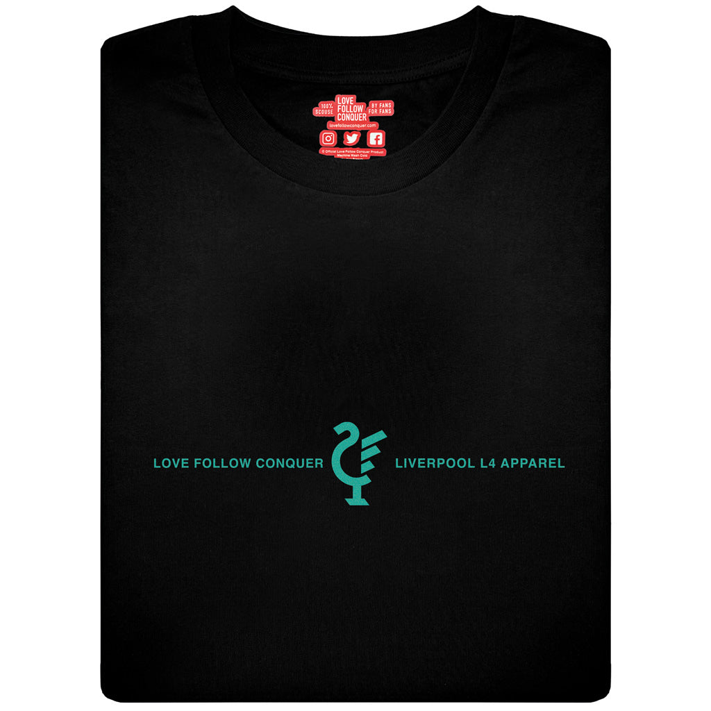 Love Follow Conquer T-Shirts Liverpool L4 black t-shirt