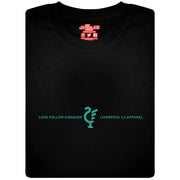 Love Follow Conquer T-Shirts Liverpool L4 black t-shirt