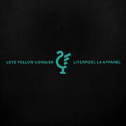 Love Follow Conquer T-Shirts Liverpool L4 black t-shirt