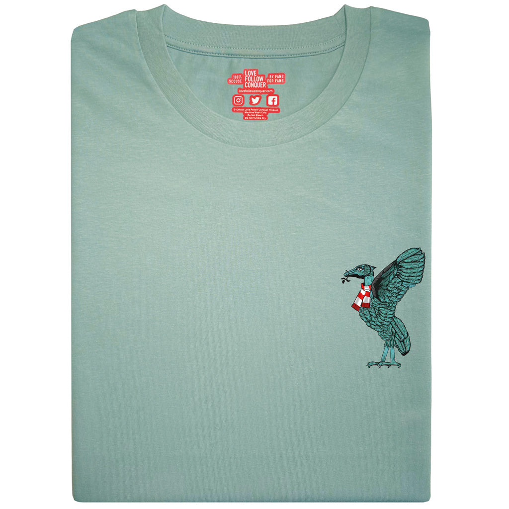 Love Follow Conquer T-Shirts Liverpool Liverbird green t-shirt