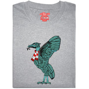 Love Follow Conquer T-Shirts Liverpool Liverbird grey t-shirt