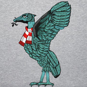 Love Follow Conquer T-Shirts Liverpool Liverbird grey t-shirt