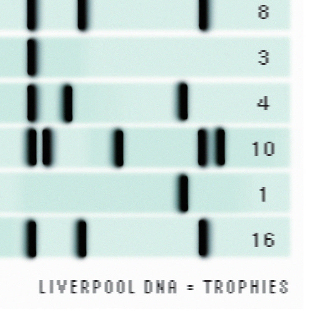 Love Follow Conquer T-Shirts Liverpool DNA = Trophies Timeline white t-shirt