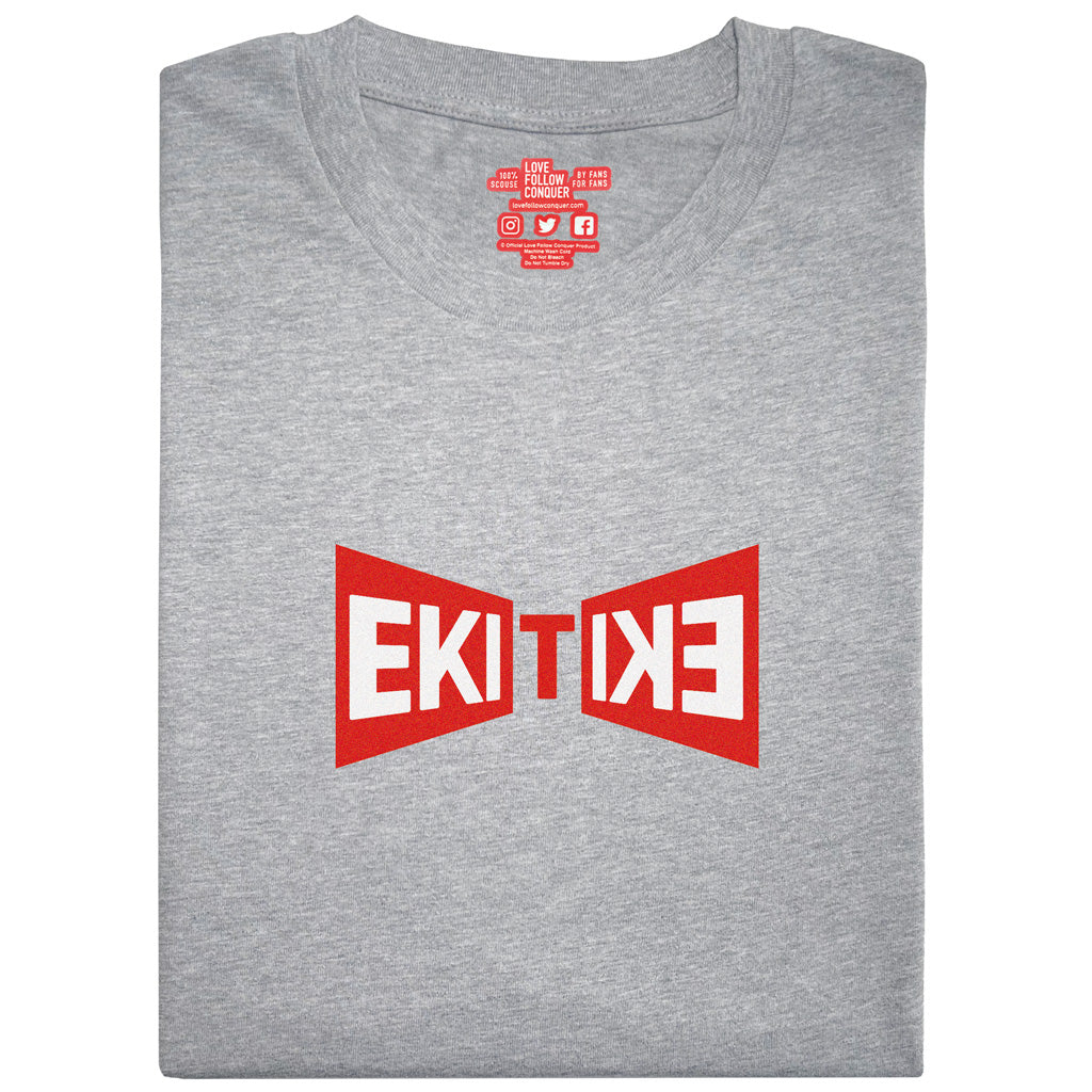 Love Follow Conquer T-Shirts Liverpool Ekitike inspired grey t-shirt