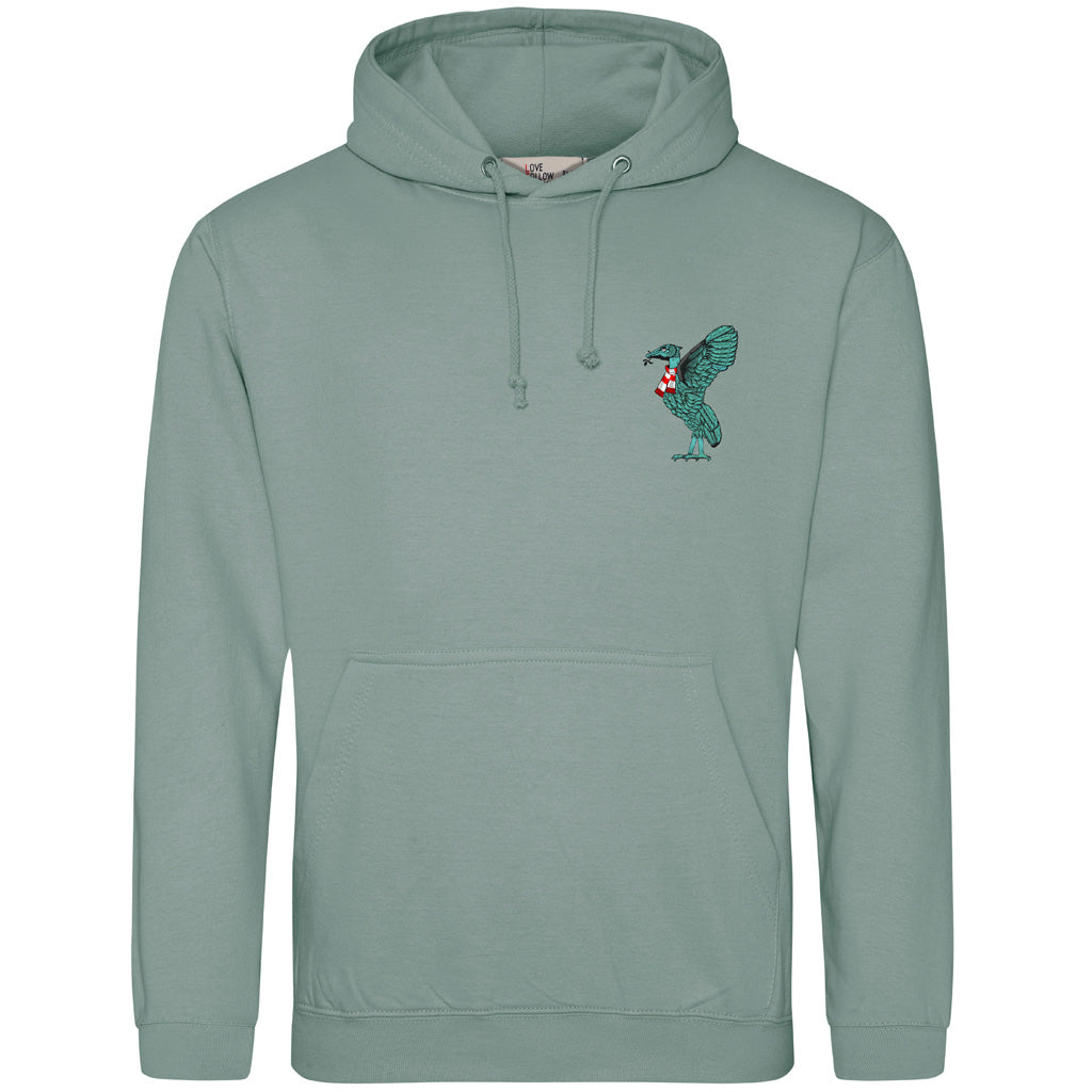 Love Follow Conquer Hoodies Classic Liverpool Liverbird green hoodie