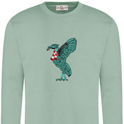 Love Follow Conquer Sweatshirts Liverpool Liverbird green sweatshirt v2