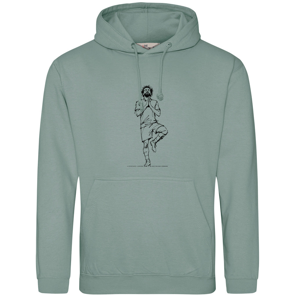 Love Follow Conquer Hoodies Classic Liverpool Mo Salah LEGEND green hoodie
