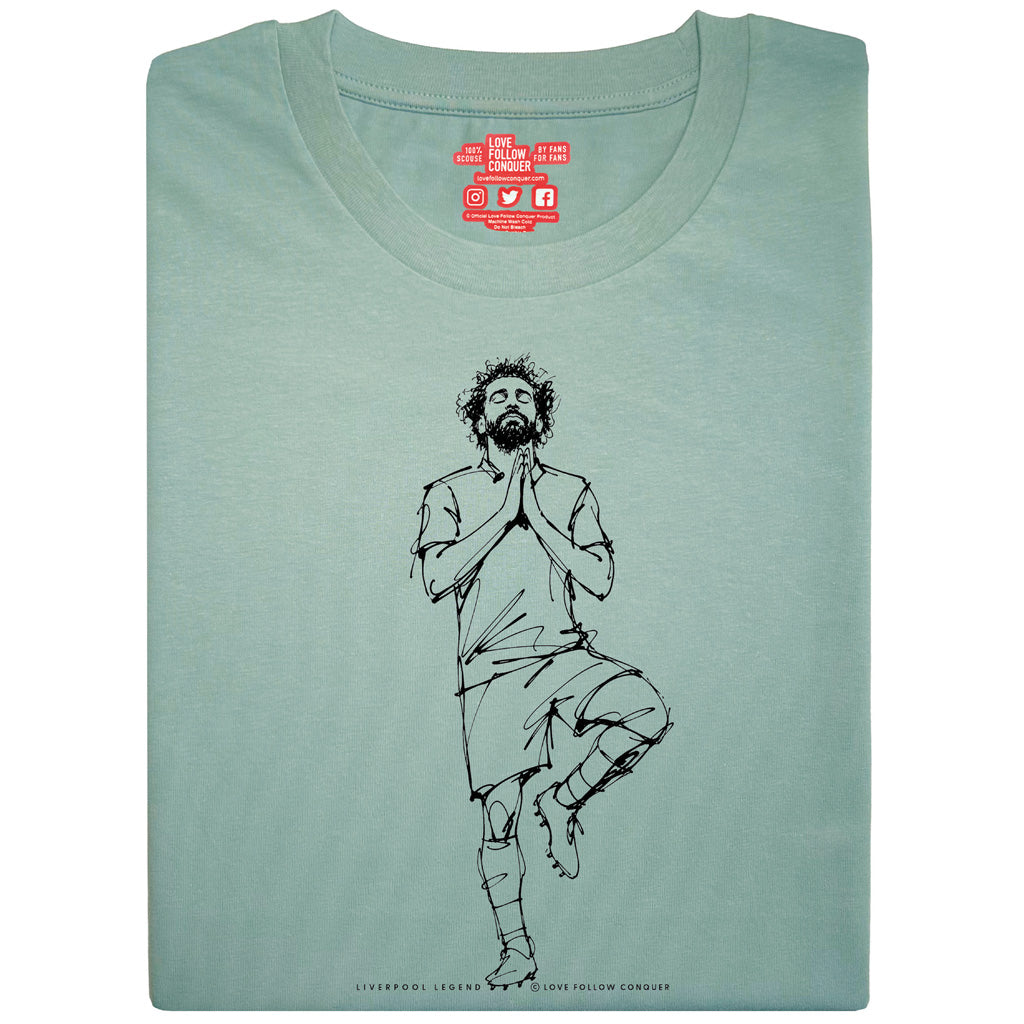 Love Follow Conquer T-Shirts Liverpool Mo Salah LEGEND green t-shirt