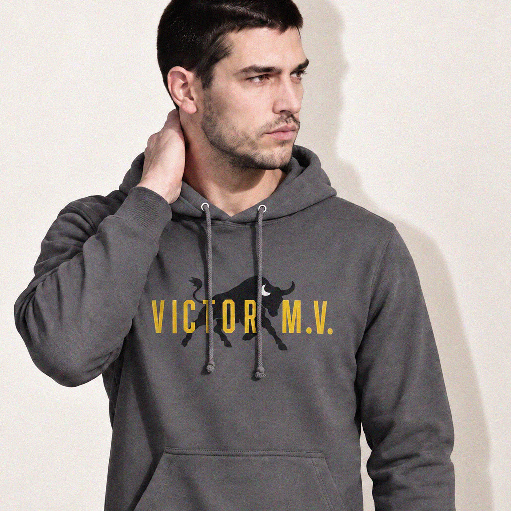 Love Follow Conquer Hoodies Classic Liverpool Munoz grey hoodie