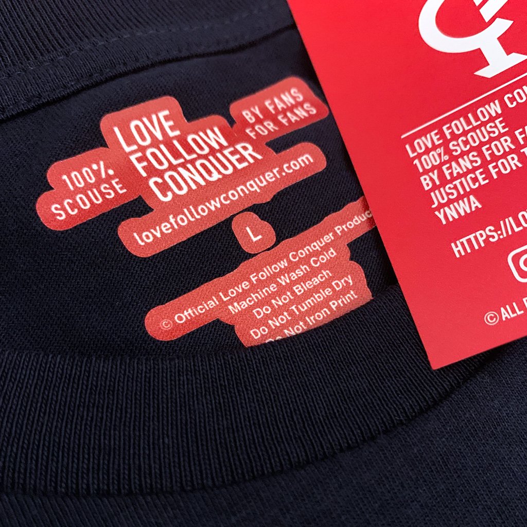 Love Follow Conquer T-Shirts OUTLET STORE Liverpool Euro navy t-shirt