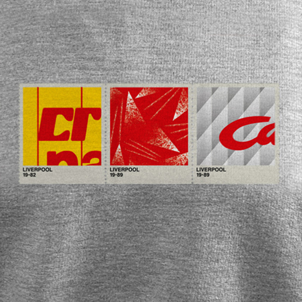 Love Follow Conquer Sweatshirts OUTLET STORE Liverpool Retro 1982-89 Sweatshirt grey