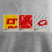 Love Follow Conquer Sweatshirts OUTLET STORE Liverpool Retro 1982-89 Sweatshirt grey