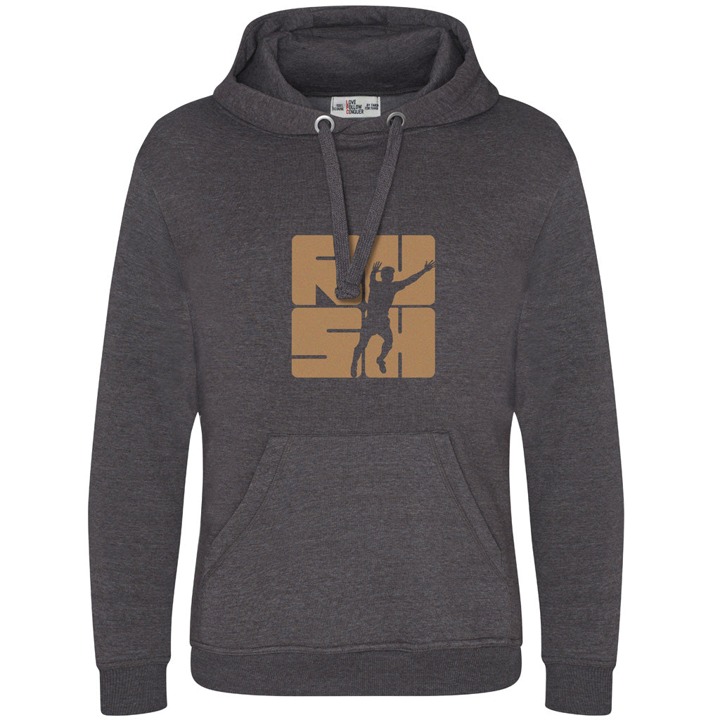OUTLET STORE Ian Rush inspired charcoal Liverpool hoodie