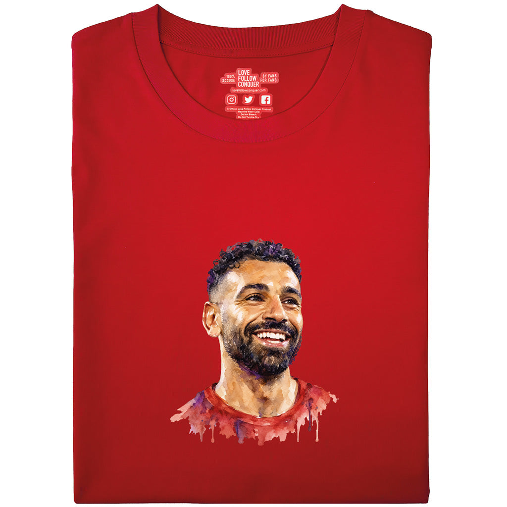 Love Follow Conquer T-Shirts World Cup Mo Salah red t-shirt