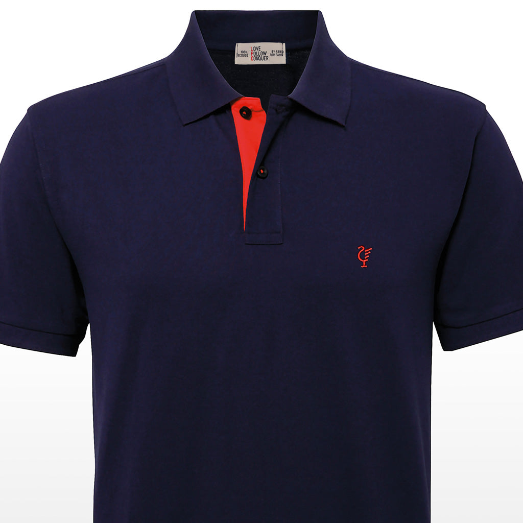 Liverpool Scouse 05 Polo Navy/Red