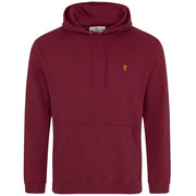 Love Follow Conquer Hoodies Classic Liverpool Scouse 77 Classic burgundy hoodie