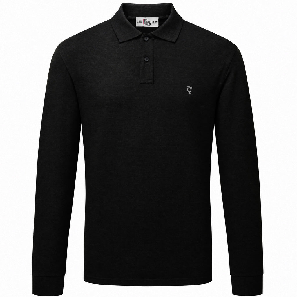 Love Follow Conquer Polos Liverpool Scouse 78 Polo Black