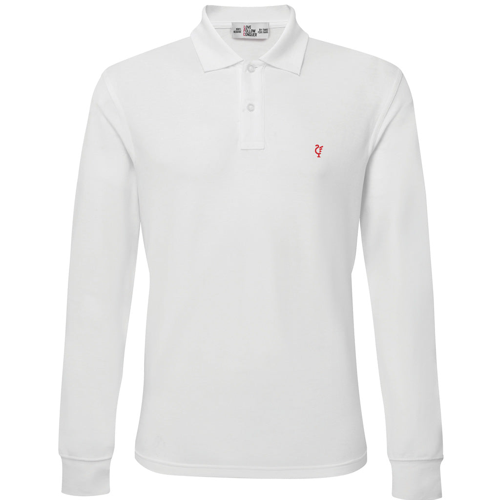 Love Follow Conquer Polos Liverpool Scouse 78 Polo White