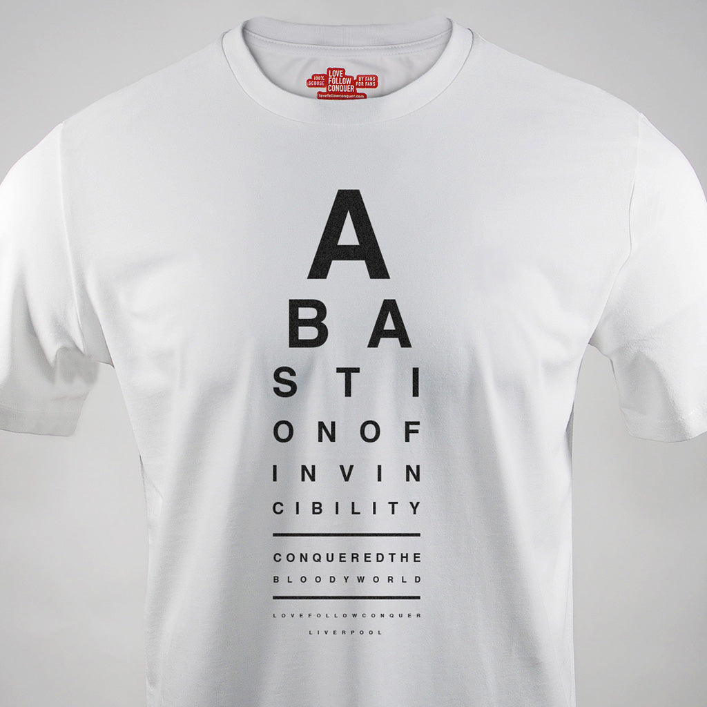 OUTLET STORE Liverpool Shankly's Vision inspired white t-shirt