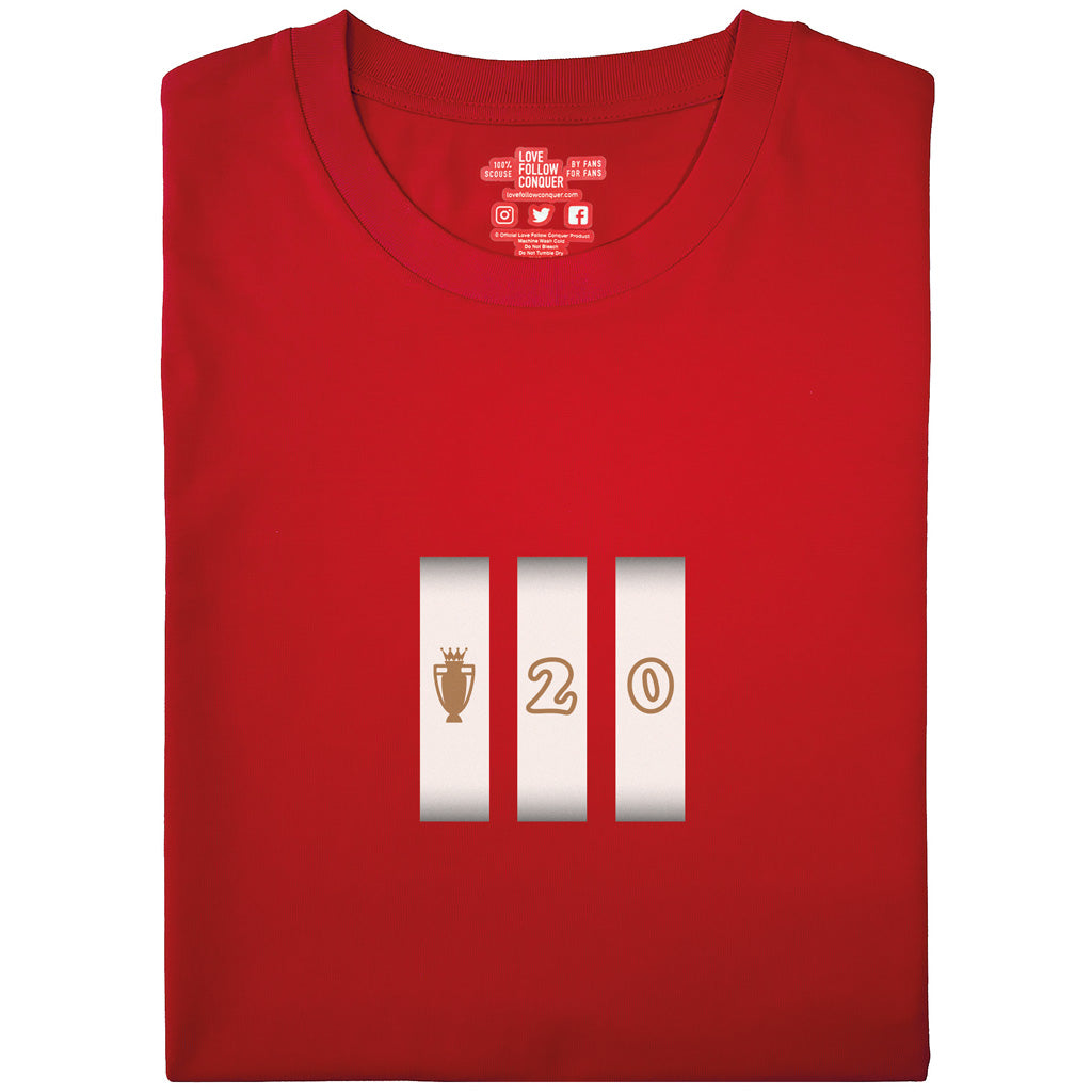 Love Follow Conquer T-Shirts Liverpool Slot Machine red t-shirt