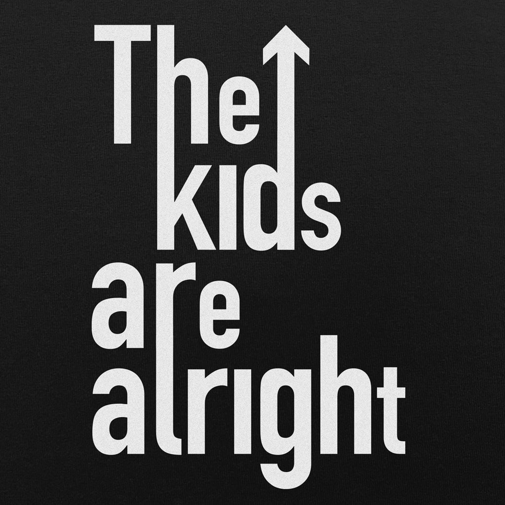 Liverpool The Kids Are Alright inspired black t-shirt