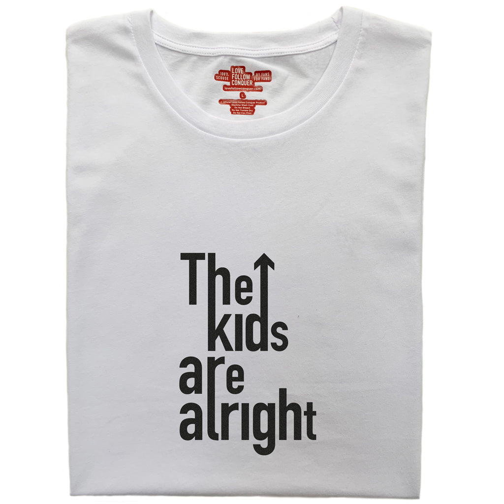 OUTLET STORE The Kids Are Alright inspired white t-shirt