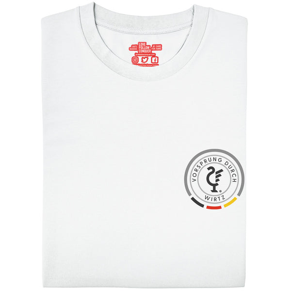 Liverpool Vorsprung Wirtz white t-shirt