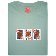 Love Follow Conquer T-Shirts Liverpool We 3 Kings green t-shirt