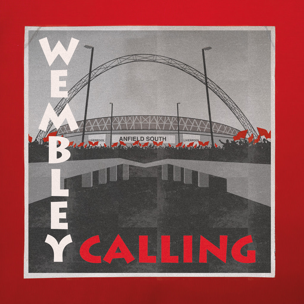 Liverpool Wembley Calling red t-shirt