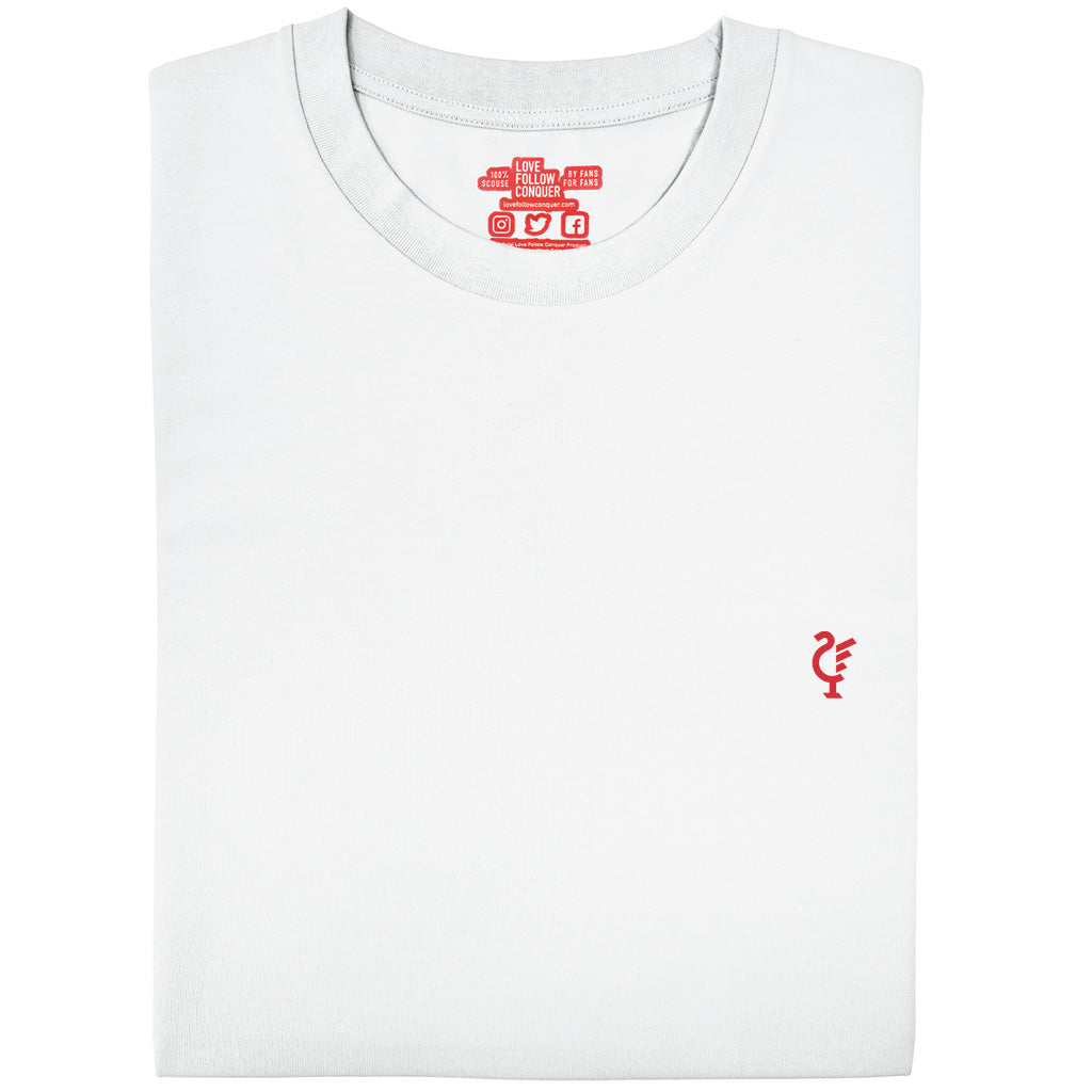 Love Follow Conquer T-Shirts Liverpool King Kenny white t-shirt