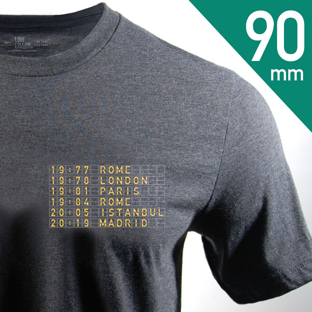 Liverpool 6 Times 90 charcoal t-shirt