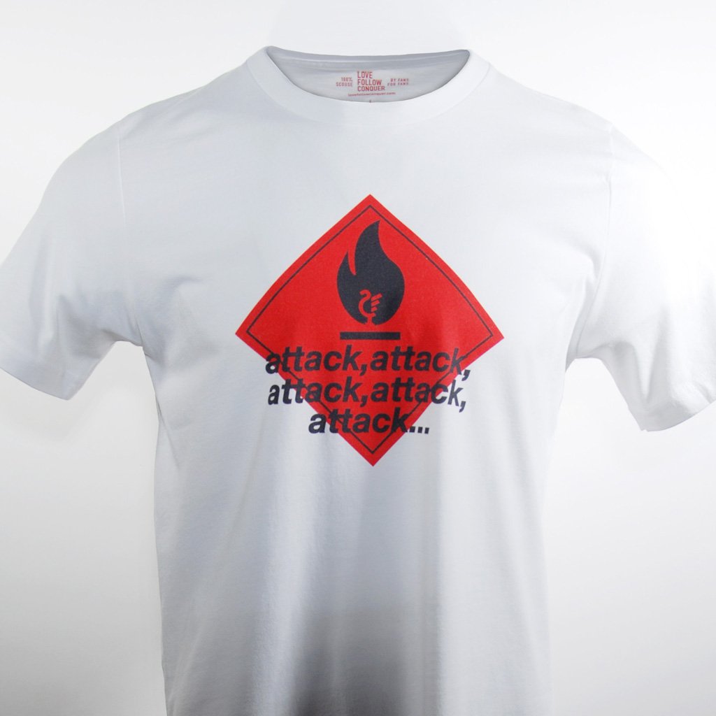 Liverpool - Attack, attack, white t-shirt