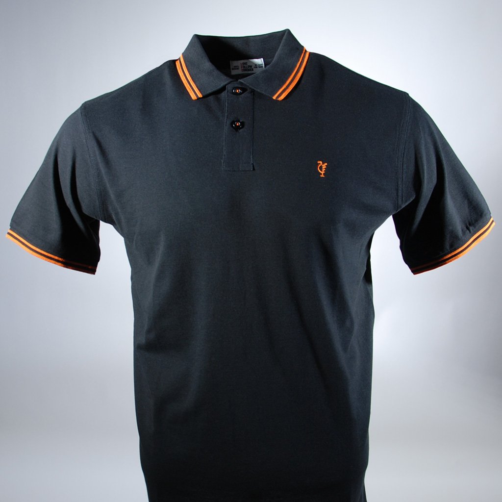 Love Follow Conquer Polos OUTLET STORE Polo Black/Orange